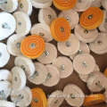 25mm cotton cloth buffing wheels head with shaft